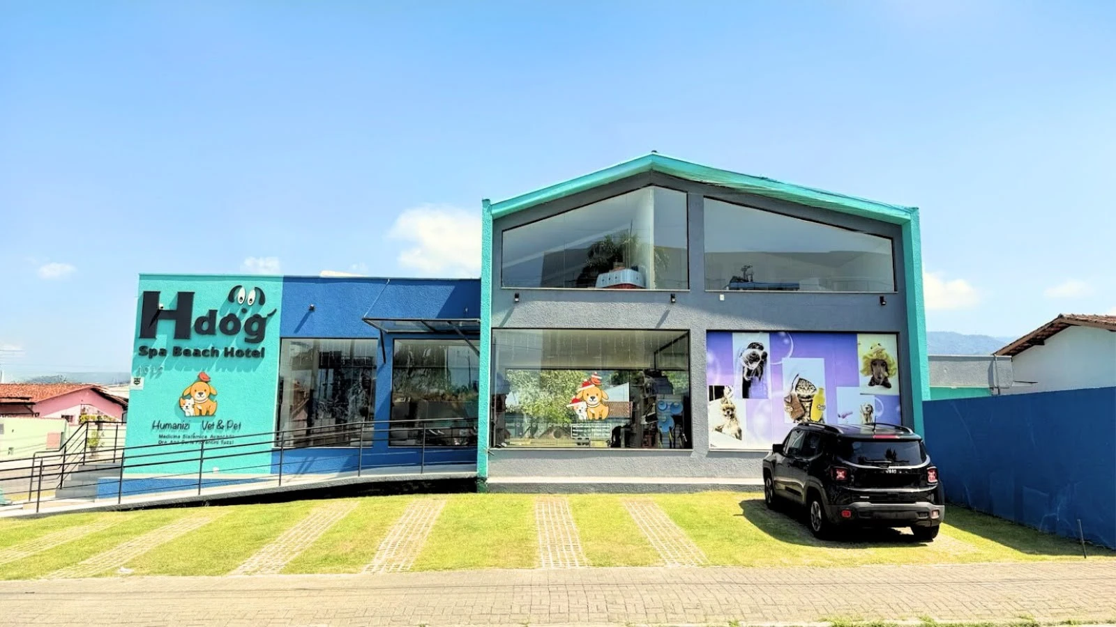 Fachada da Hdog Humanize Vet & Pet - Clínica Veterinária em Caraguatatuba